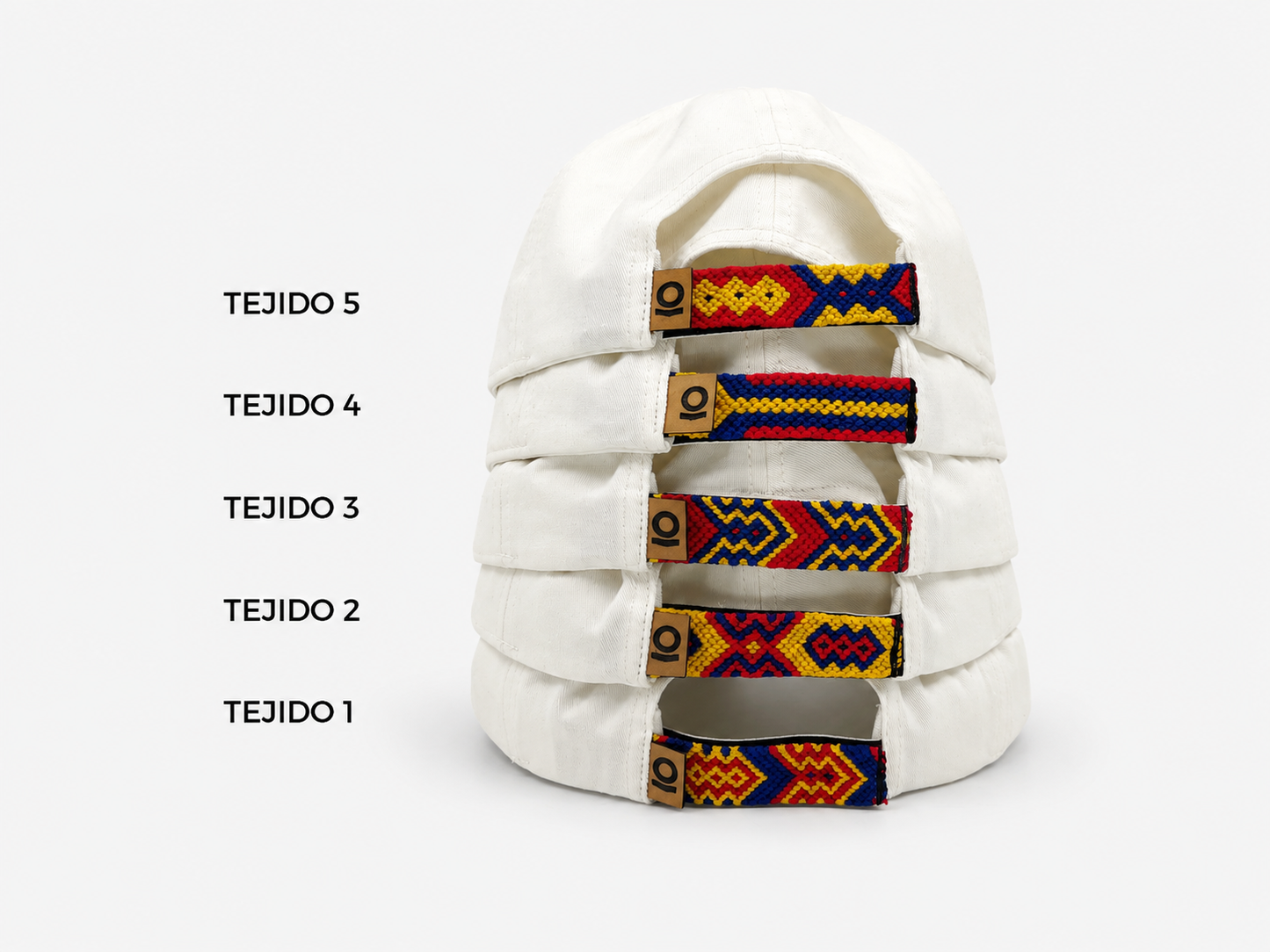 GORRA TIERRA QUERIDA BLANCO - FRENTE DURO