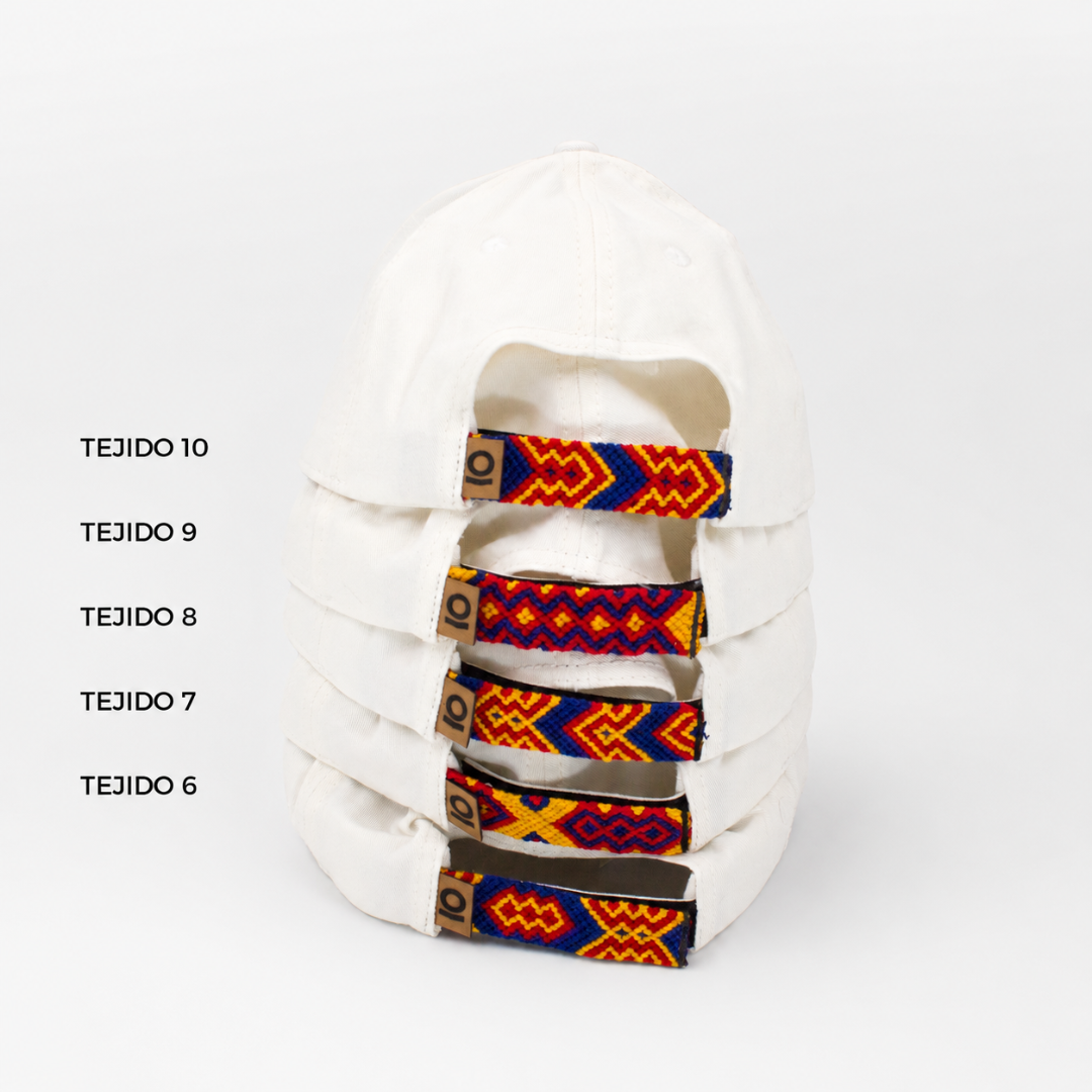 GORRA TIERRA QUERIDA BLANCO - FRENTE DURO