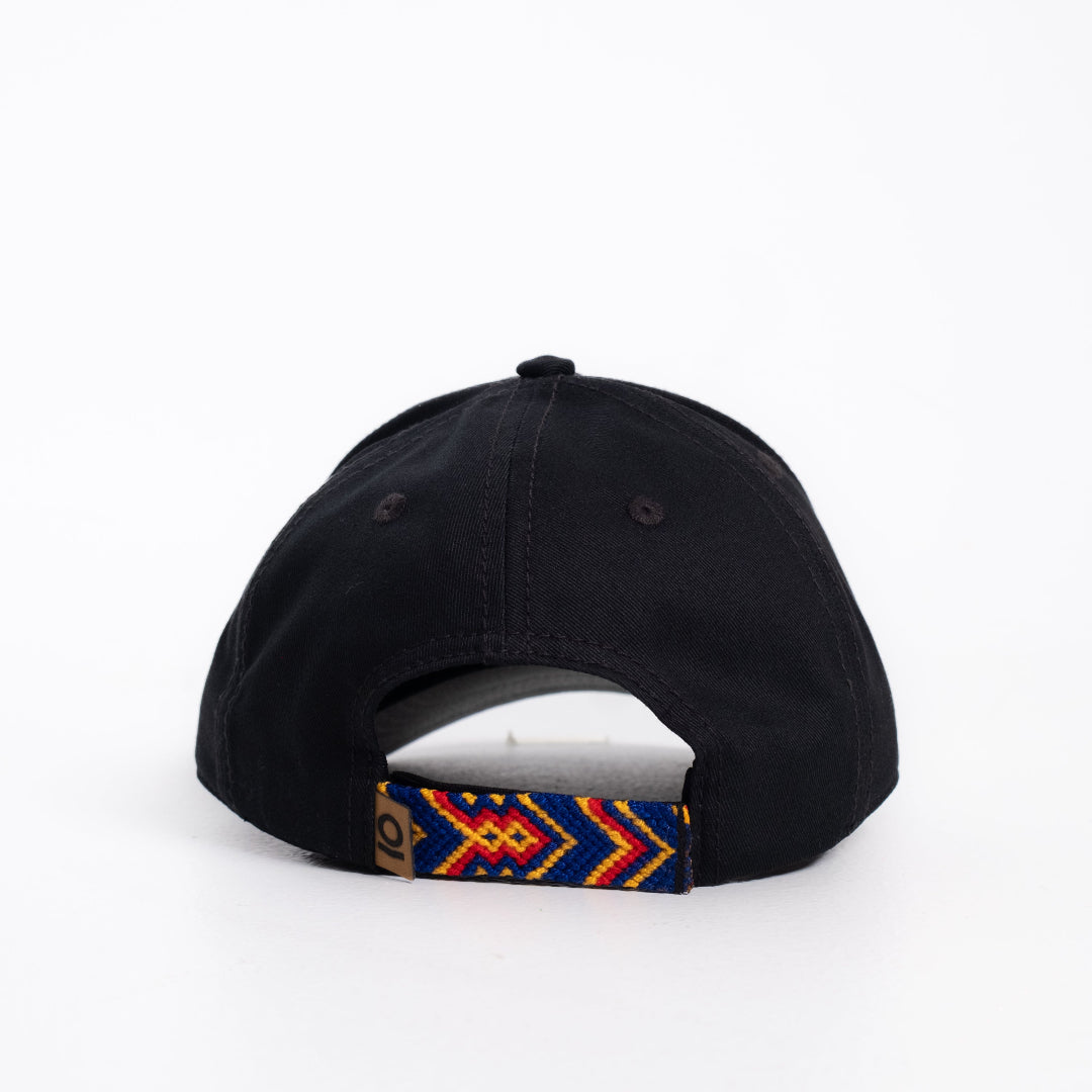 GORRA TIERRA QUERIDA NEGRO - FRENTE DURO
