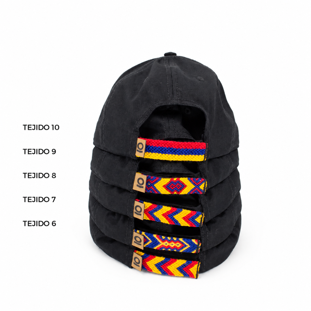 GORRA TIERRA QUERIDA NEGRO - FRENTE DURO