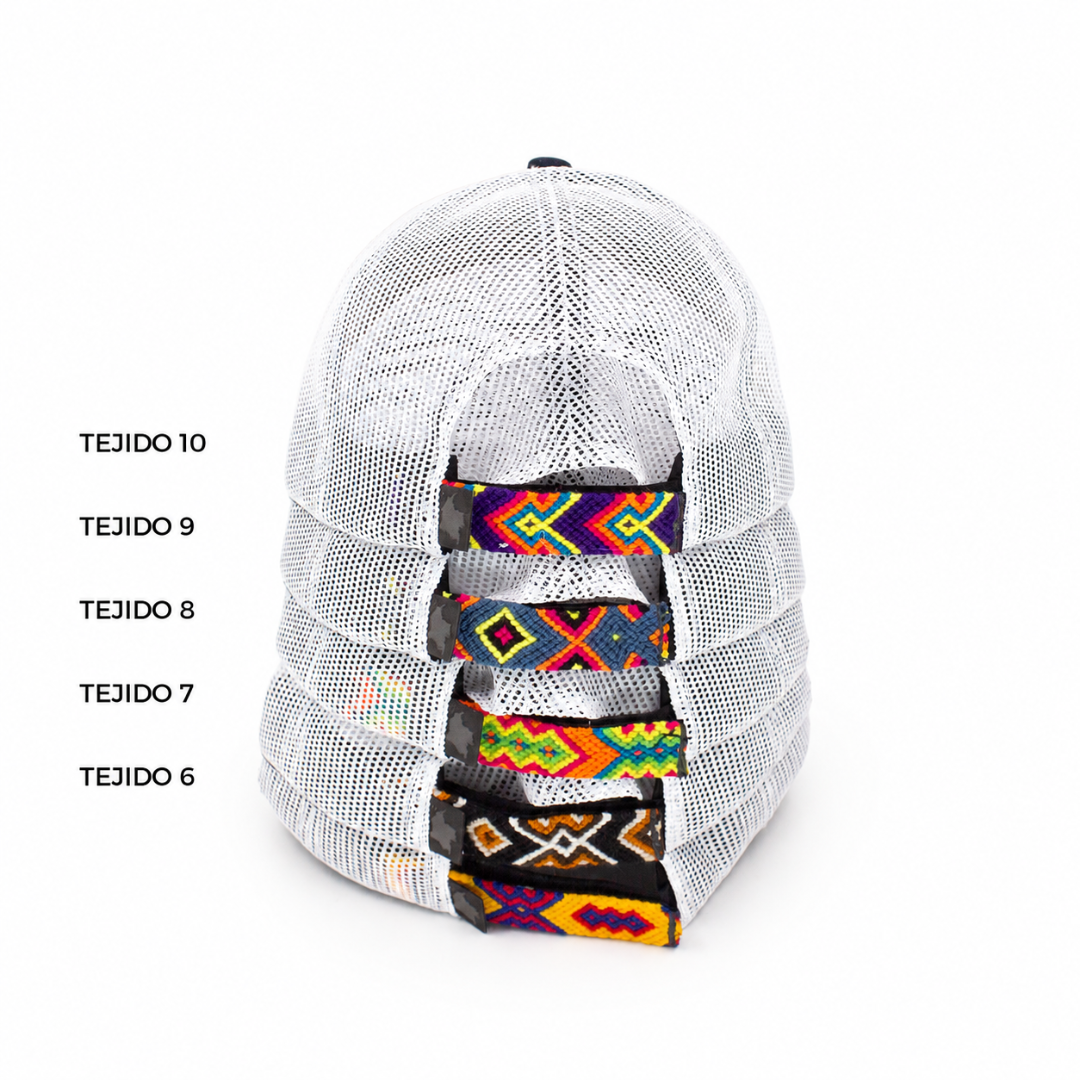 GORRA TRUCKER ORÍGENES AZUL - FRENTE DURO