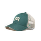 GORRA TRUCKER ORÍGENES VERDE BOTELLA - FRENTE DURO