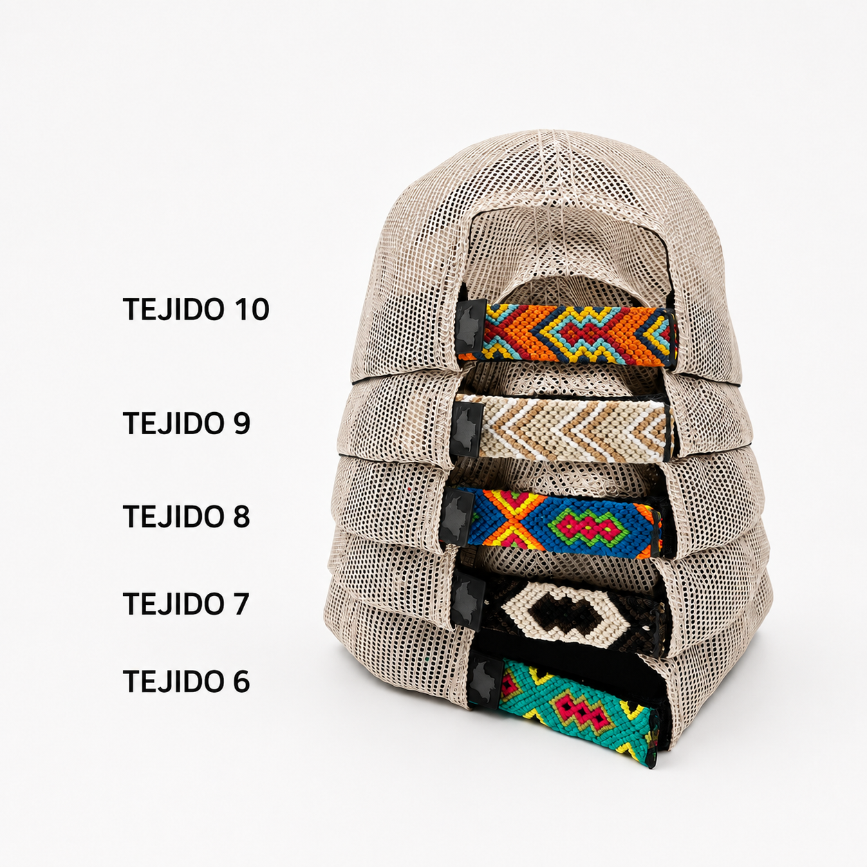 GORRA TRUCKER ORÍGENES VERDE BOTELLA - FRENTE DURO
