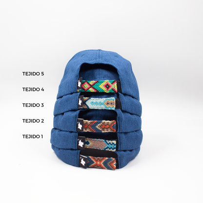 GORRA ORÍGENES AZUL JEAN - FRENTE DURO