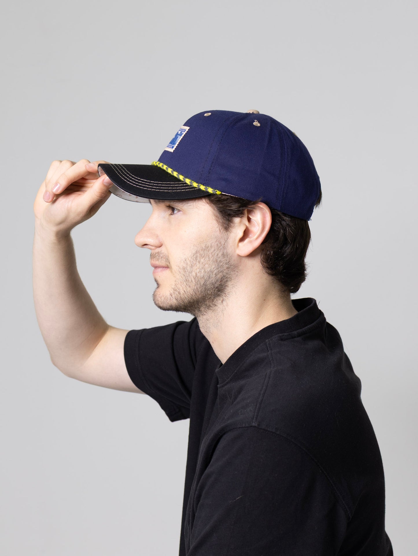 GORRA MENSAJEROS ESTAMPILLA AZUL - FRENTE DURO