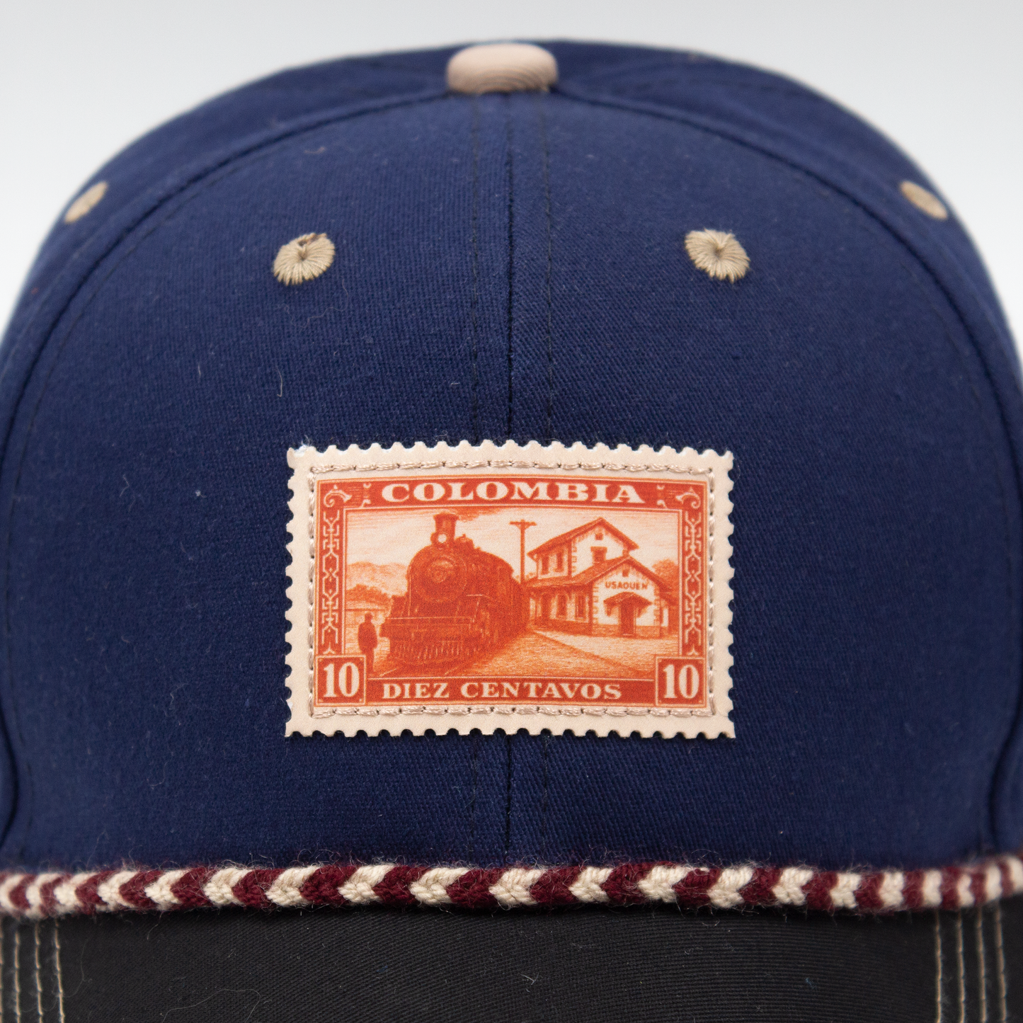 GORRA MENSAJEROS ESTAMPILLA ROJO - FRENTE DURO