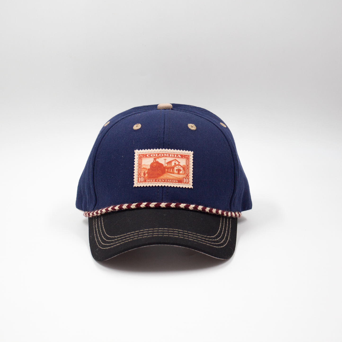 GORRA MENSAJEROS ESTAMPILLA ROJO - FRENTE DURO