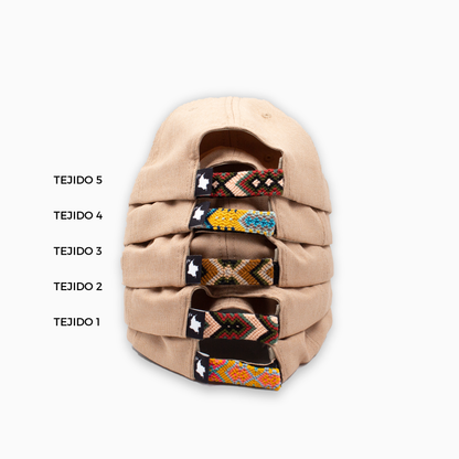 GORRA ORÍGENES BEIGE - FRENTE DURO