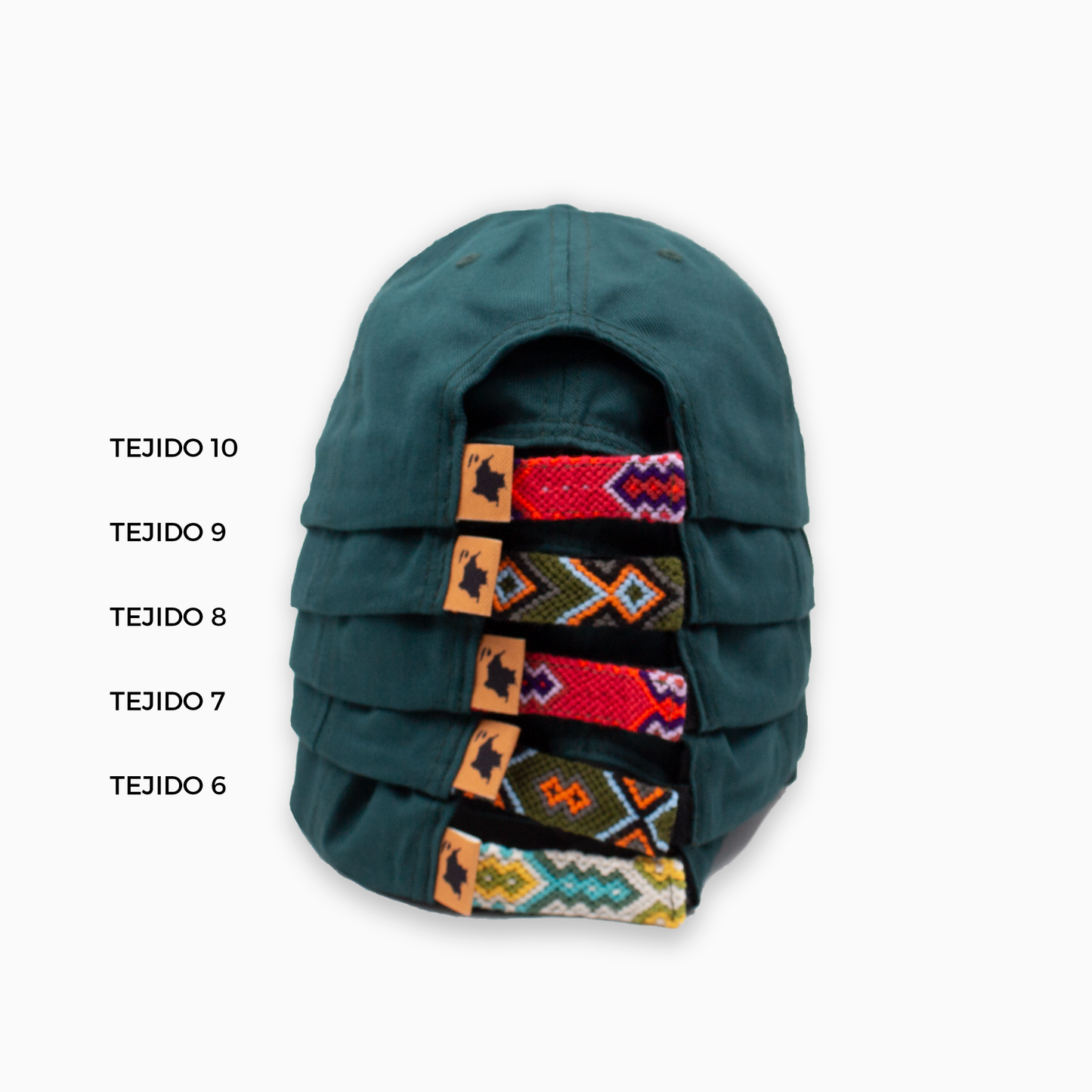 GORRA ORÍGENES VERDE BOTELLA - FRENTE DURO
