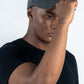 GORRA RAICES VERDE MILITAR CUERO - FRENTE BLANDO