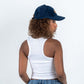 GORRA RAICES AZUL OSCURO CUERO - FRENTE BLANDO