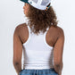 GORRA TRUCKER ORÍGENES BLANCO - FRENTE DURO