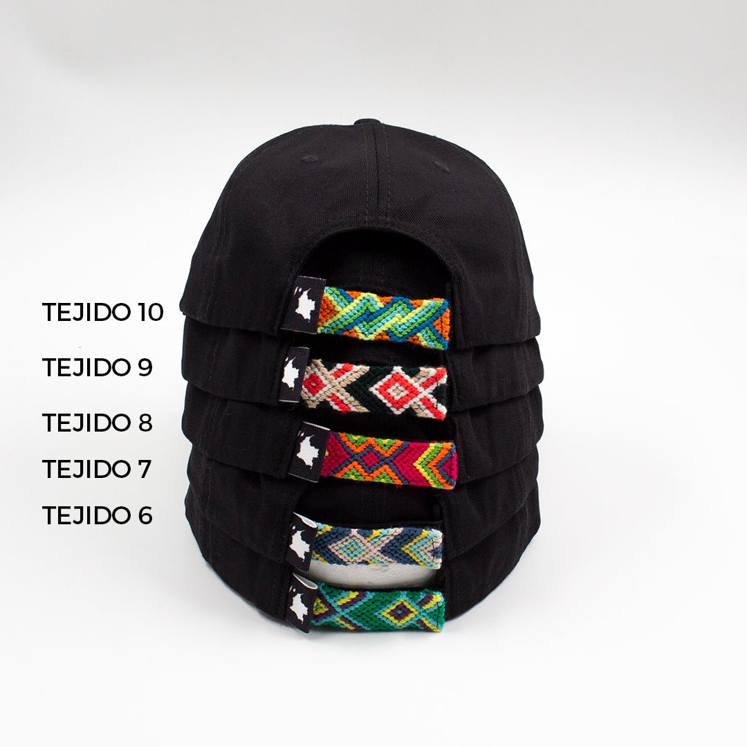 GORRA UNISEX ORÍGENES NEGRO - FRENTE DURO