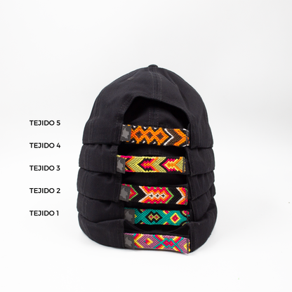 GORRA ORÍGENES NEGRO - FRENTE DURO