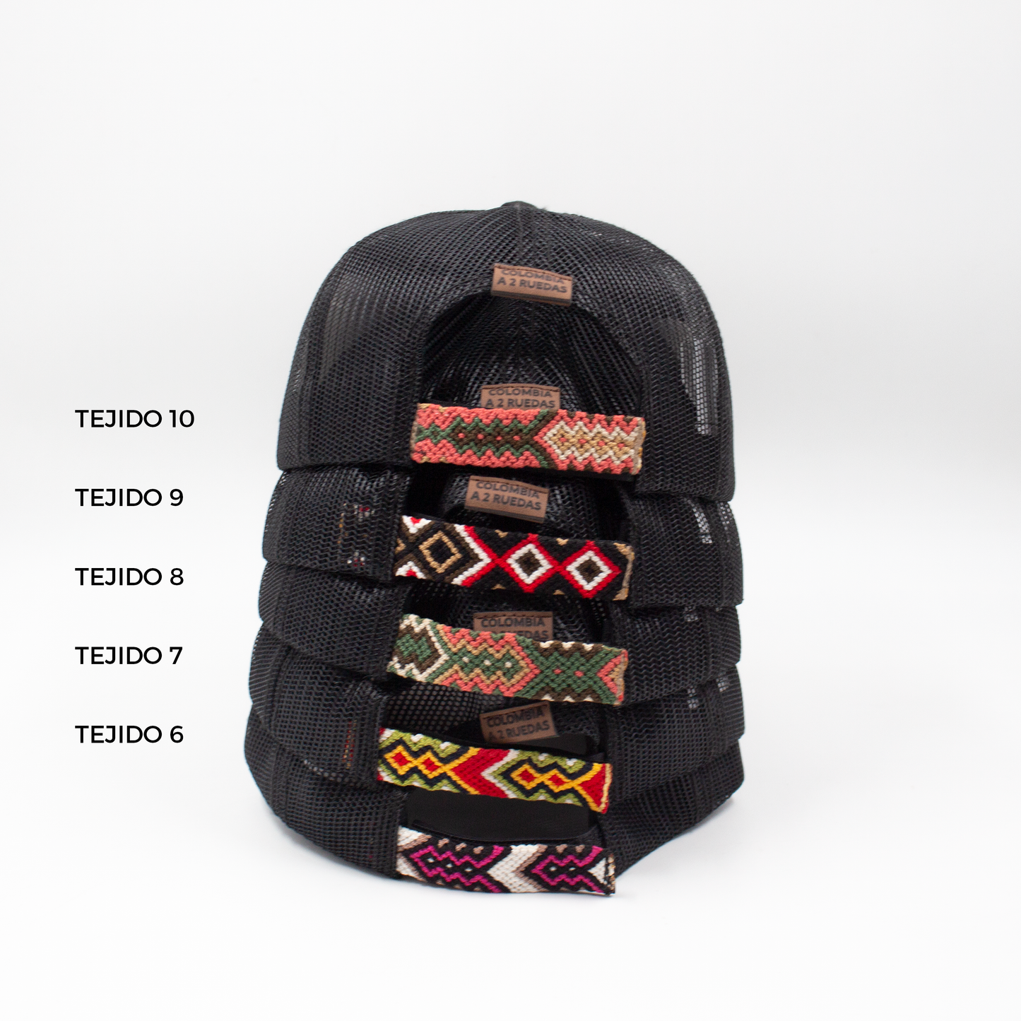 GORRA TRUCKER COLOMBIA EN 2 RUEDAS ALTO DE PALMAS - FRENTE DURO