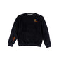 CREWNECK NEGRO UNISEX SANARA MAÑANA - CONFIANZA