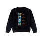 CREWNECK NEGRO UNISEX SANARA MAÑANA - CONFIANZA