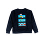 CREWNECK NEGRO UNISEX SANARA MAÑANA - DETALLES