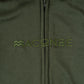 HOODIE UNISEX CREMALLERA ORÍGENES VERDE MILITAR