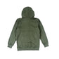 HOODIE UNISEX CREMALLERA ORÍGENES VERDE MILITAR