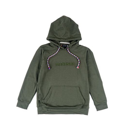 HOODIE UNISEX ORÍGENES VERDE MILITAR