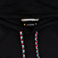 HOODIE NEGRO UNISEX SANARA MAÑANA - RESPIRAR