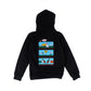 HOODIE NEGRO UNISEX SANARA MAÑANA - DETALLES