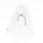 HOODIE CREMALLERA CREMA UNISEX SANARA MAÑANA - DETALLES