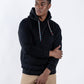 HOODIE NEGRO UNISEX SANARA MAÑANA - RESPIRAR