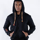HOODIE CREMALLERA NEGRO UNISEX SANARA MAÑANA - DETALLES