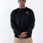 CREWNECK NEGRO UNISEX SANARA MAÑANA - CONFIANZA