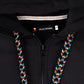 HOODIE CREMALLERA NEGRO UNISEX SANARA MAÑANA - CONFIANZA