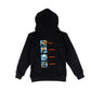 HOODIE CREMALLERA NEGRO UNISEX SANARA MAÑANA - CONFIANZA