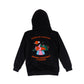 HOODIE CREMALLERA NEGRO UNISEX SANARA MAÑANA - RESPIRAR