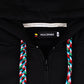 HOODIE CREMALLERA NEGRO UNISEX SANARA MAÑANA - RESPIRAR