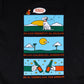 HOODIE CREMALLERA NEGRO UNISEX SANARA MAÑANA - DETALLES