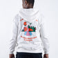 HOODIE CREMALLERA CREMA UNISEX SANARA MAÑANA - RESPIRAR