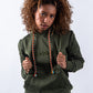 HOODIE UNISEX ORÍGENES VERDE MILITAR