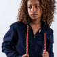 HOODIE UNISEX CREMALLERA ORÍGENES AZUL NAVY