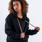 HOODIE NEGRO UNISEX SANARA MAÑANA - DETALLES