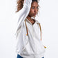 HOODIE CREMALLERA CREMA UNISEX SANARA MAÑANA - DETALLES
