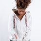 HOODIE CREMALLERA CREMA UNISEX SANARA MAÑANA - RESPIRAR