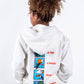 HOODIE CREMALLERA CREMA UNISEX SANARA MAÑANA - CONFIANZA