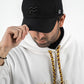 GORRA ORÍGENES NEGRO AL TONO - FRENTE DURO