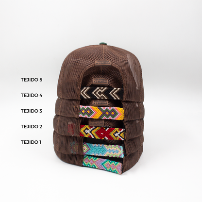 GORRA TRUCKER COLOMBIA EN 2 RUEDAS EL SIFON - FRENTE DURO