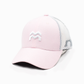 GORRA TRUCKER ORÍGENES ROSADO - UNISEX FRENTE DURO