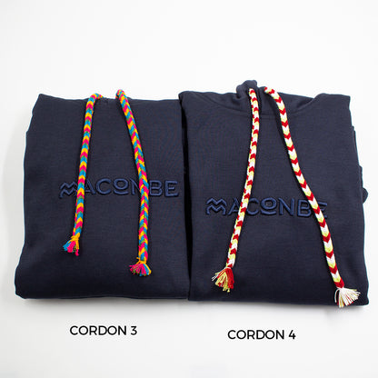 HOODIE UNISEX ORÍGENES AZUL NAVY