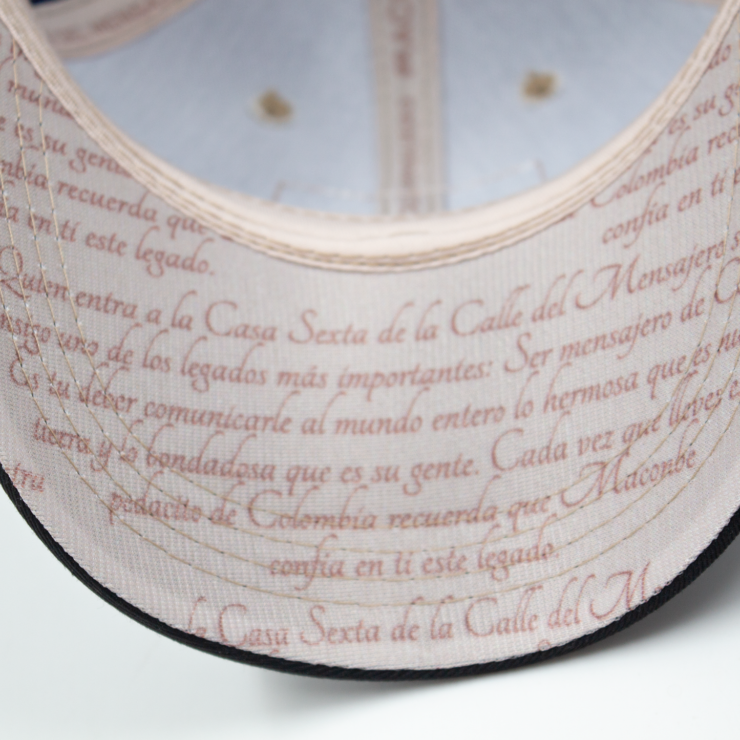 GORRA MENSAJEROS ESTAMPILLA AZUL - FRENTE DURO