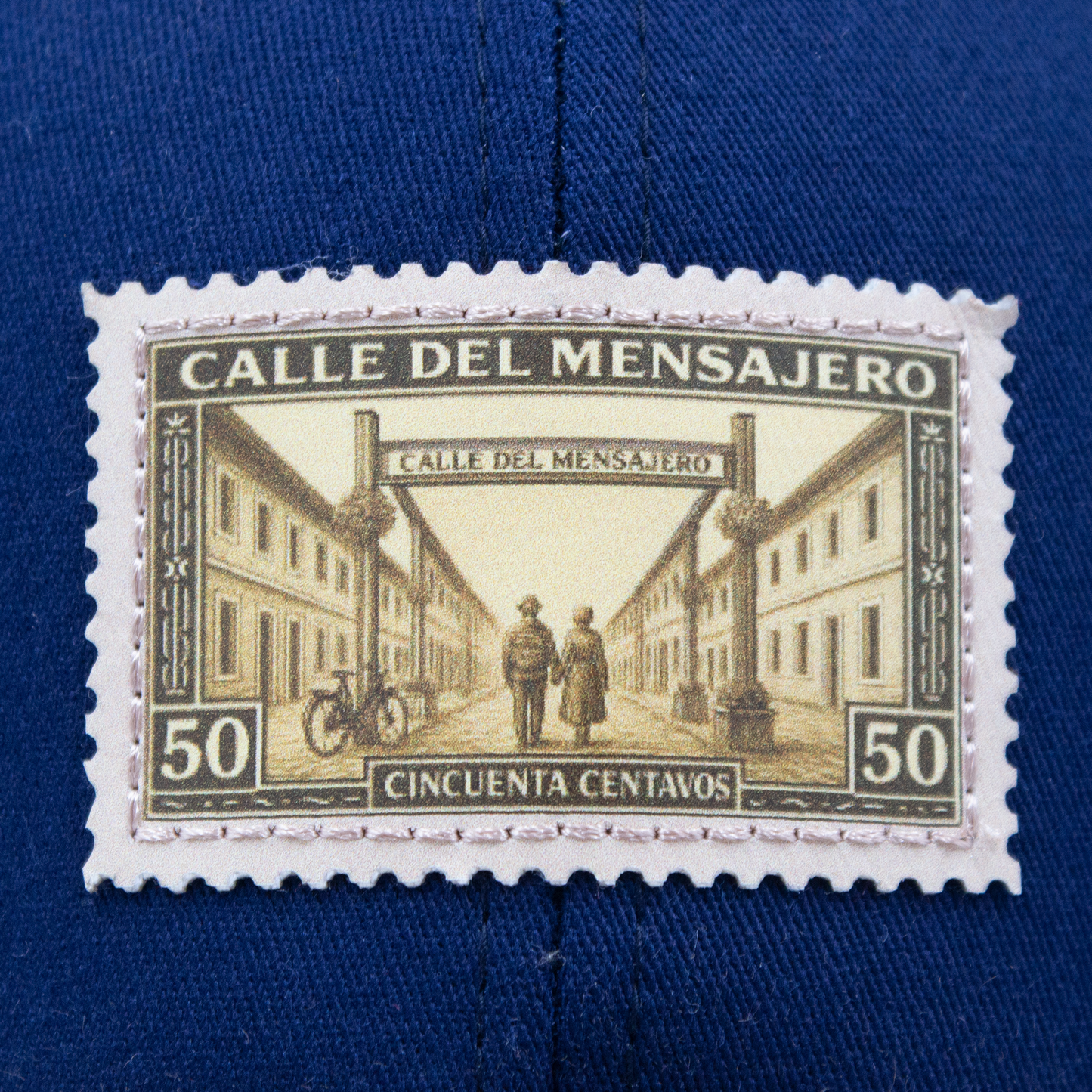 GORRA MENSAJEROS ESTAMPILLA AMARILLA - FRENTE DURO