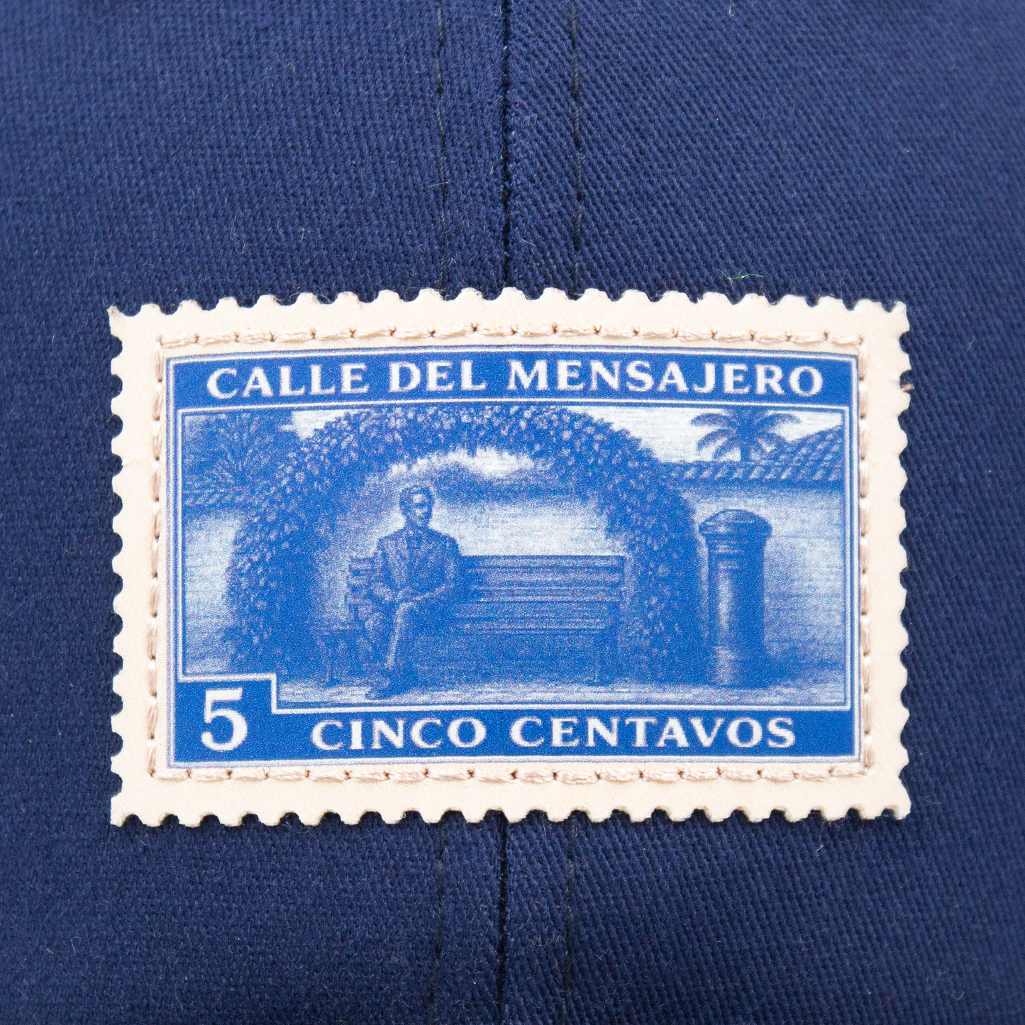 GORRA MENSAJEROS ESTAMPILLA AZUL - FRENTE DURO